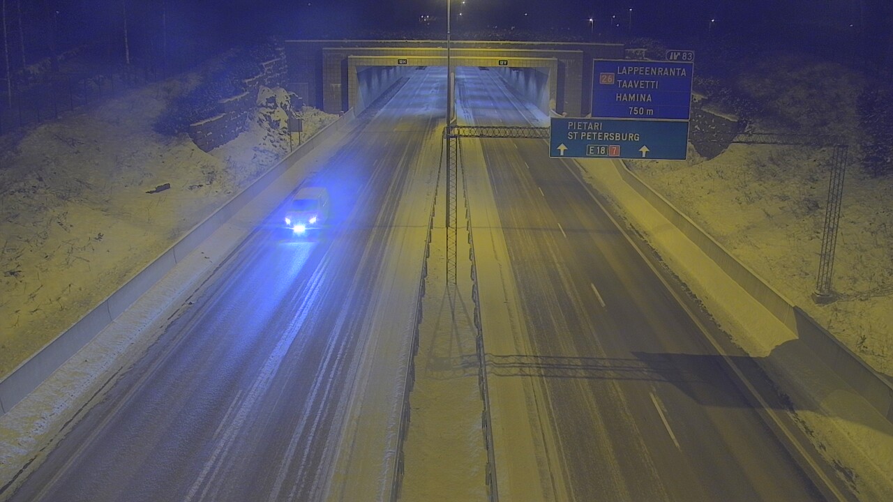 Kelikamerat Kuva Tie 7 Hamina, Husula, suuaukko länsi, Hamina, Kymenlaakso