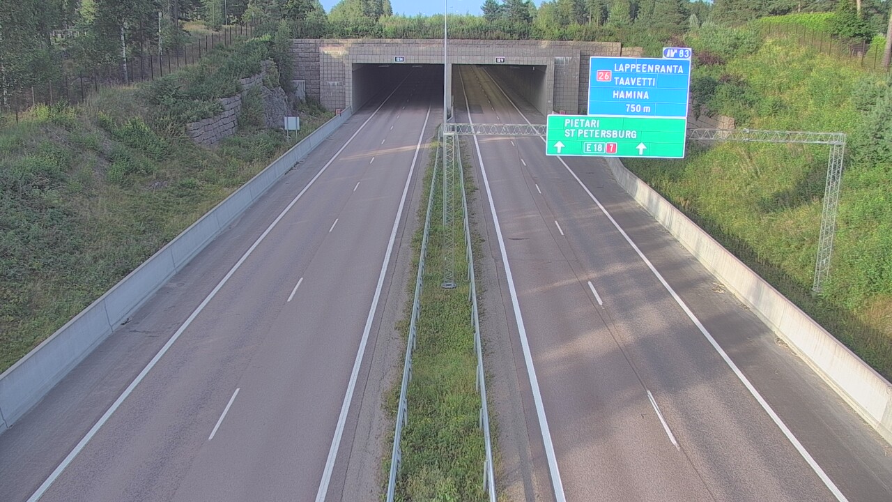 Kelikamerat Kuva Tie 7 Hamina, Husula, suuaukko länsi, Hamina, Kymenlaakso