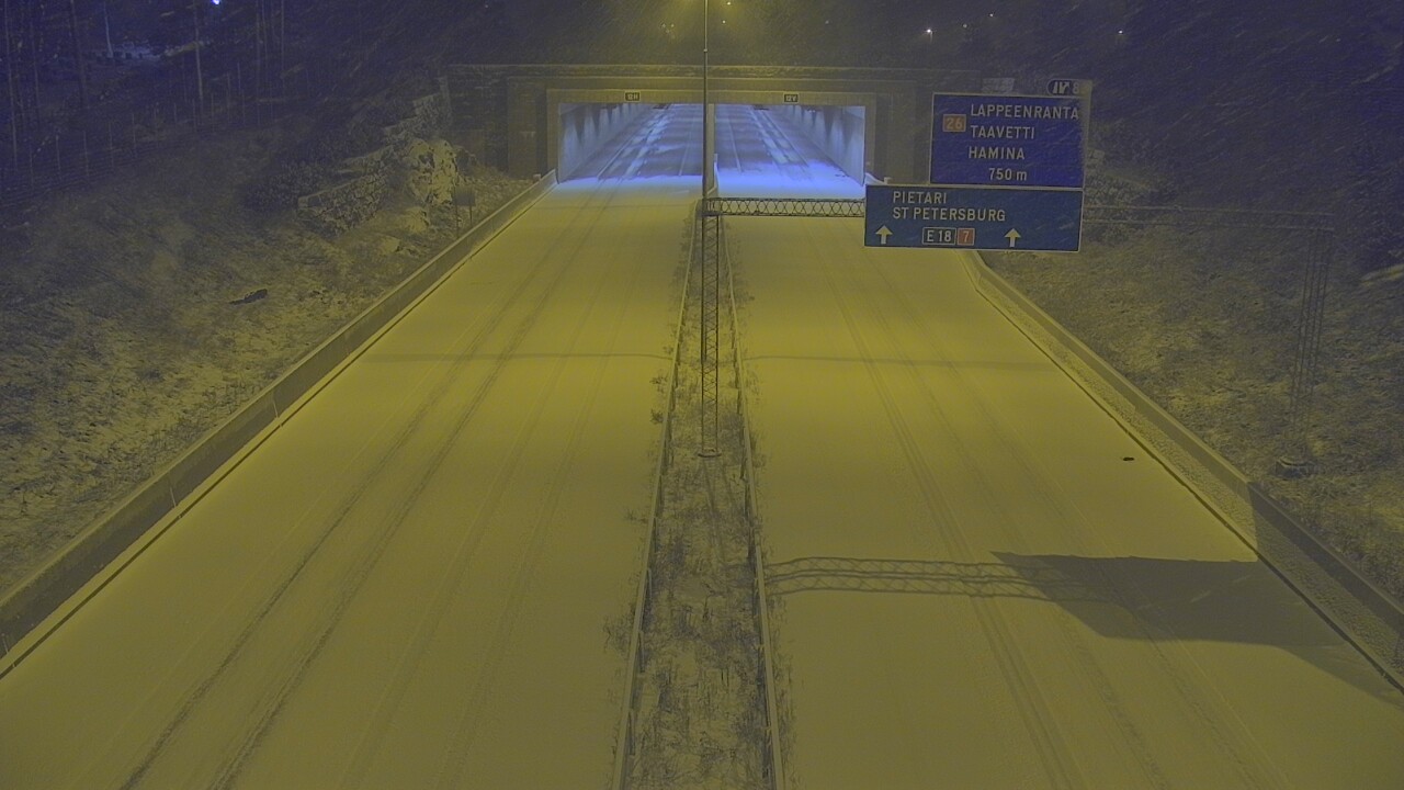 Kelikamerat Kuva Tie 7 Hamina, Husula, suuaukko länsi, Hamina, Kymenlaakso