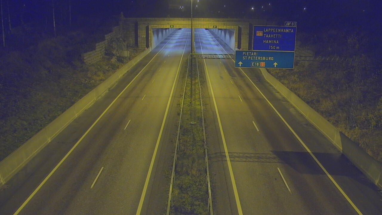 Kelikamerat Kuva Tie 7 Hamina, Husula, suuaukko länsi, Hamina, Kymenlaakso