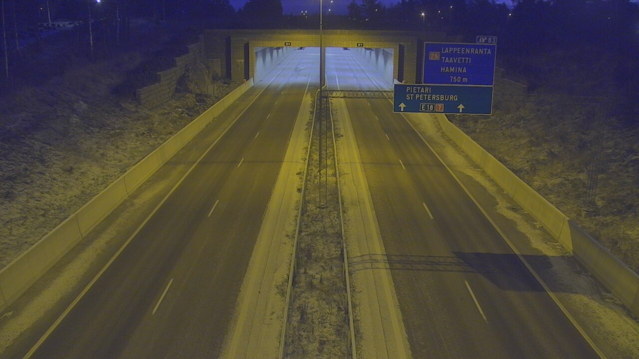 Kelikamerat Kuva Tie 7 Hamina, Husula, suuaukko länsi, Hamina, Kymenlaakso