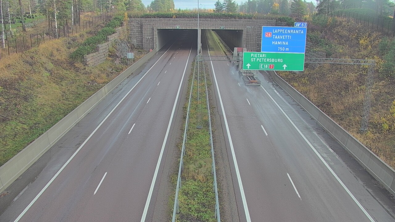 Kelikamerat Kuva Tie 7 Hamina, Husula, suuaukko länsi, Hamina, Kymenlaakso