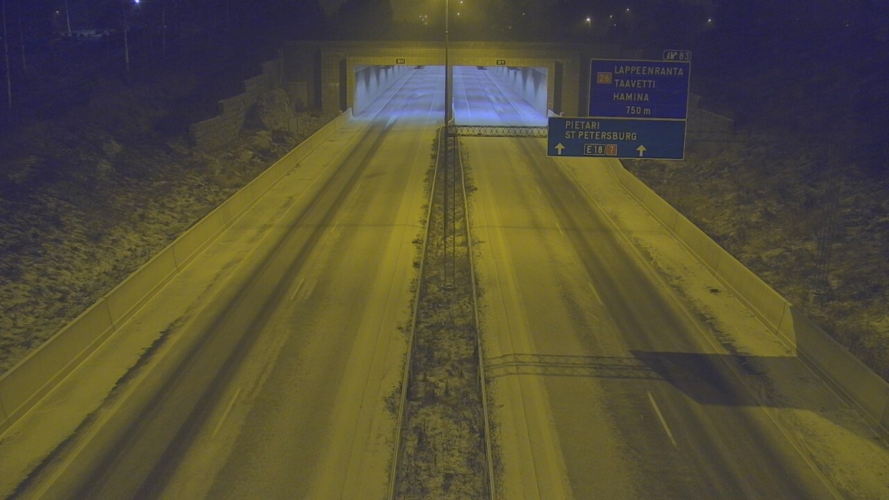 Kelikamerat Kuva Tie 7 Hamina, Husula, suuaukko länsi, Hamina, Kymenlaakso