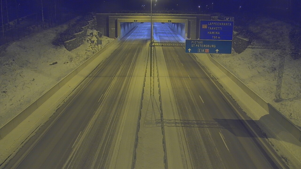 Kelikamerat Kuva Tie 7 Hamina, Husula, suuaukko länsi, Hamina, Kymenlaakso