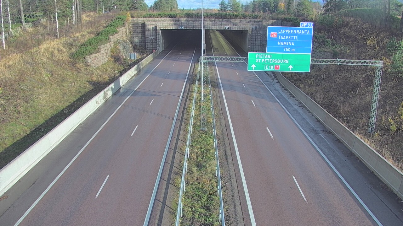 Kelikamerat Kuva Tie 7 Hamina, Husula, suuaukko länsi, Hamina, Kymenlaakso