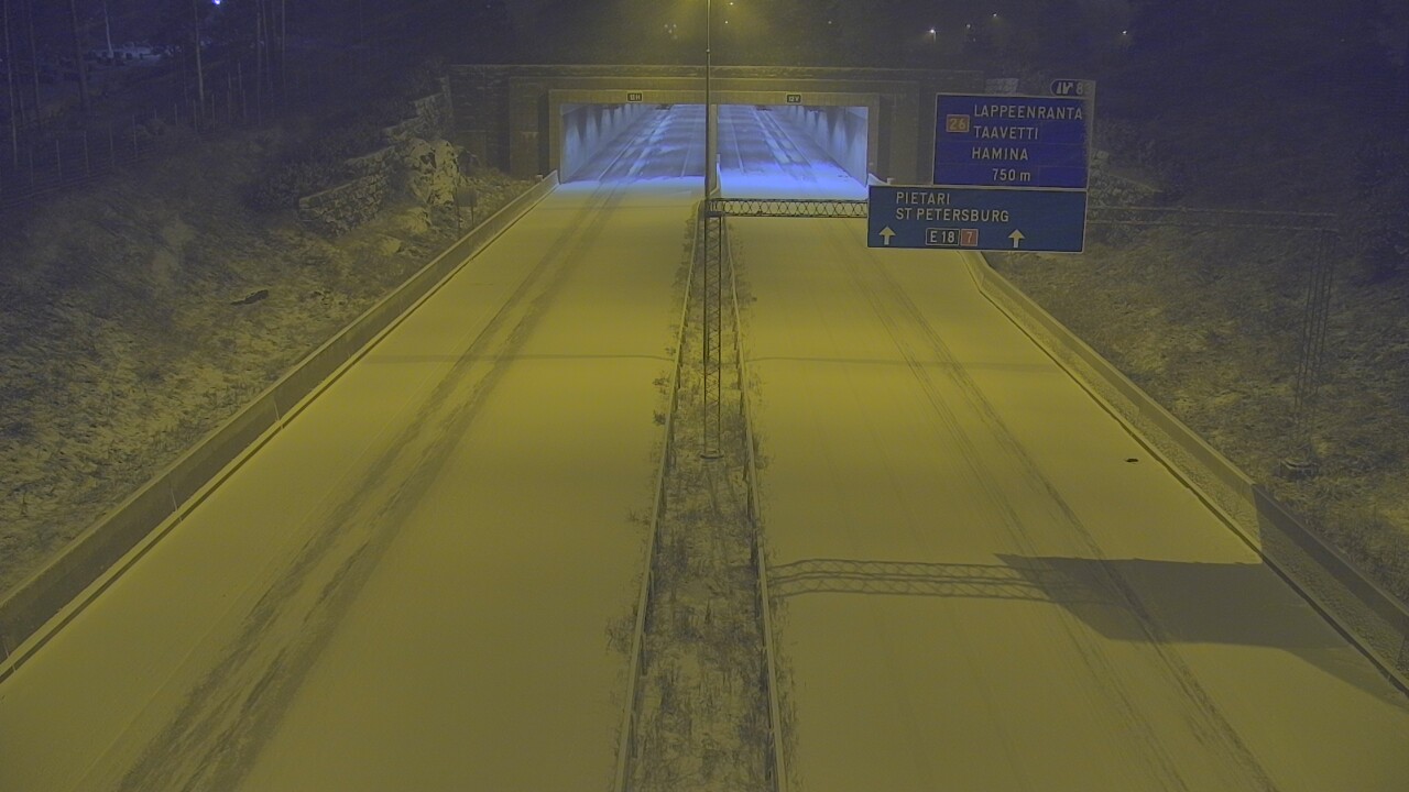 Kelikamerat Kuva Tie 7 Hamina, Husula, suuaukko länsi, Hamina, Kymenlaakso