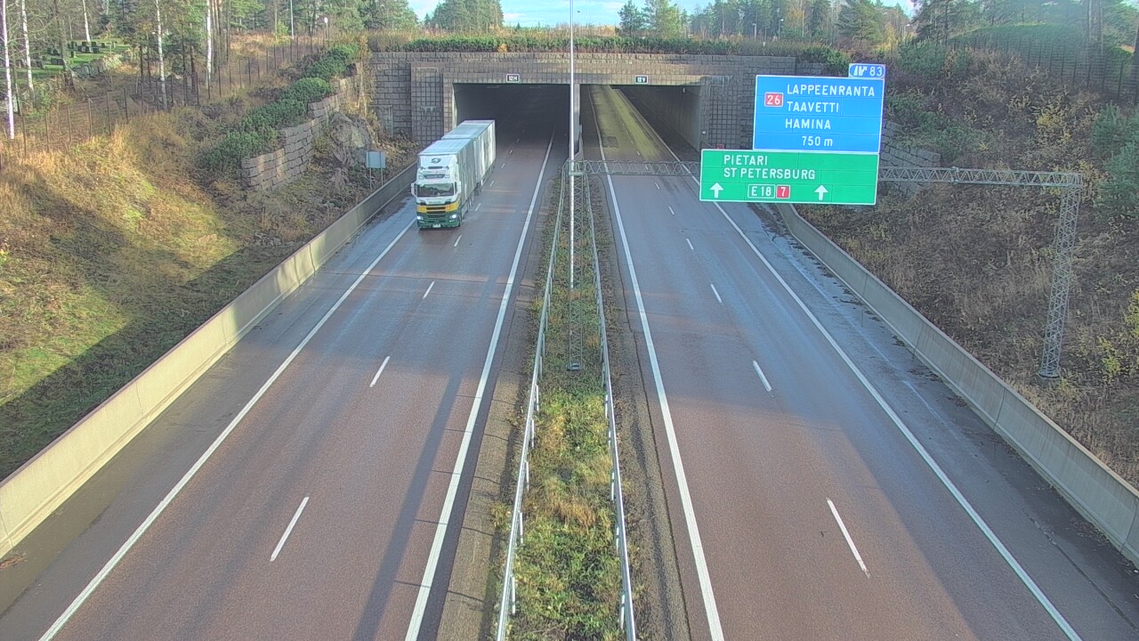 Kelikamerat Kuva Tie 7 Hamina, Husula, suuaukko länsi, Hamina, Kymenlaakso