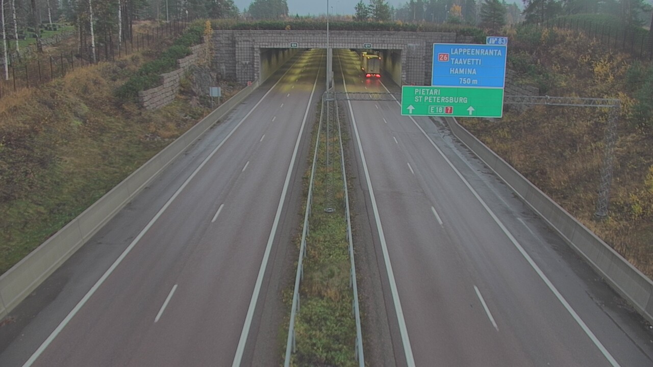 Kelikamerat Kuva Tie 7 Hamina, Husula, suuaukko länsi, Hamina, Kymenlaakso