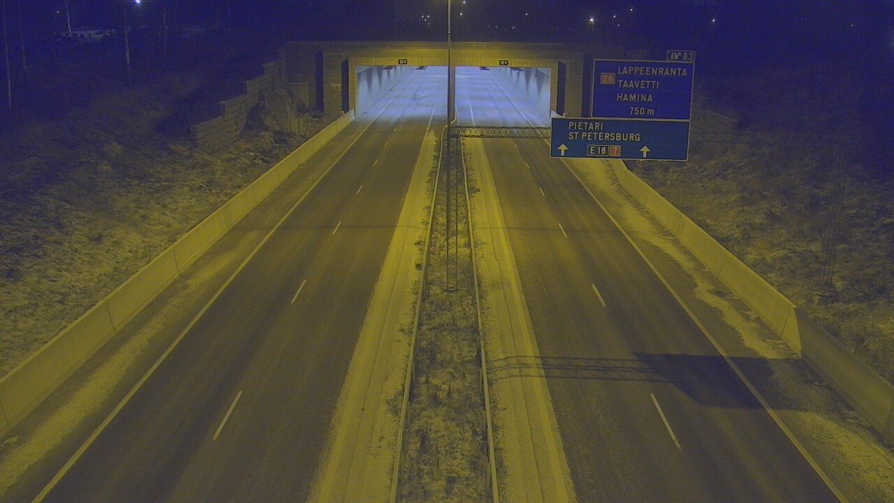 Kelikamerat Kuva Tie 7 Hamina, Husula, suuaukko länsi, Hamina, Kymenlaakso