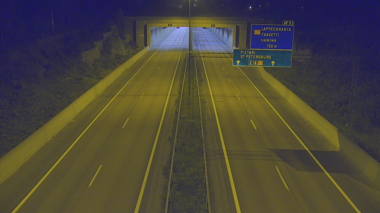 Kelikamerat Kuva Tie 7 Hamina, Husula, suuaukko länsi, Hamina, Kymenlaakso