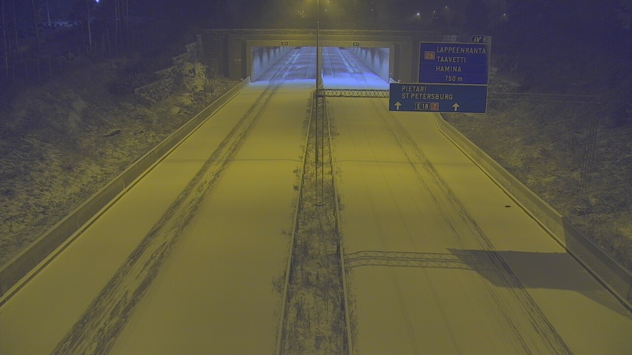 Kelikamerat Kuva Tie 7 Hamina, Husula, suuaukko länsi, Hamina, Kymenlaakso