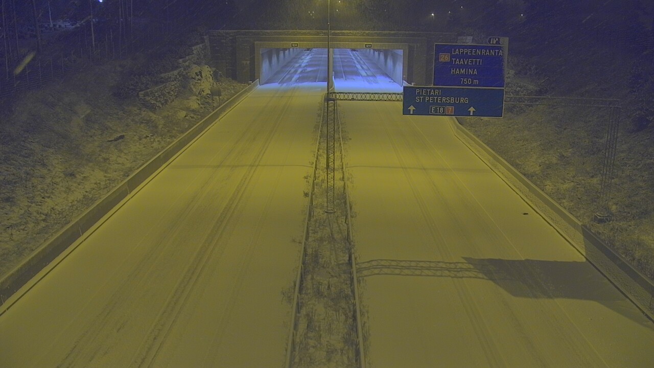 Kelikamerat Kuva Tie 7 Hamina, Husula, suuaukko länsi, Hamina, Kymenlaakso