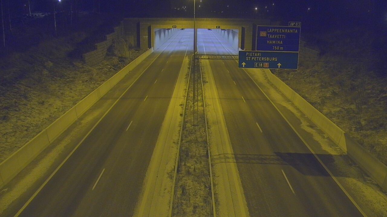 Kelikamerat Kuva Tie 7 Hamina, Husula, suuaukko länsi, Hamina, Kymenlaakso