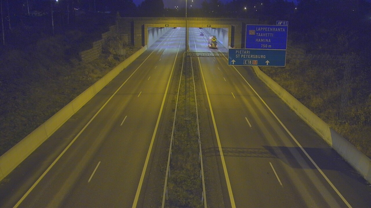 Kelikamerat Kuva Tie 7 Hamina, Husula, suuaukko länsi, Hamina, Kymenlaakso