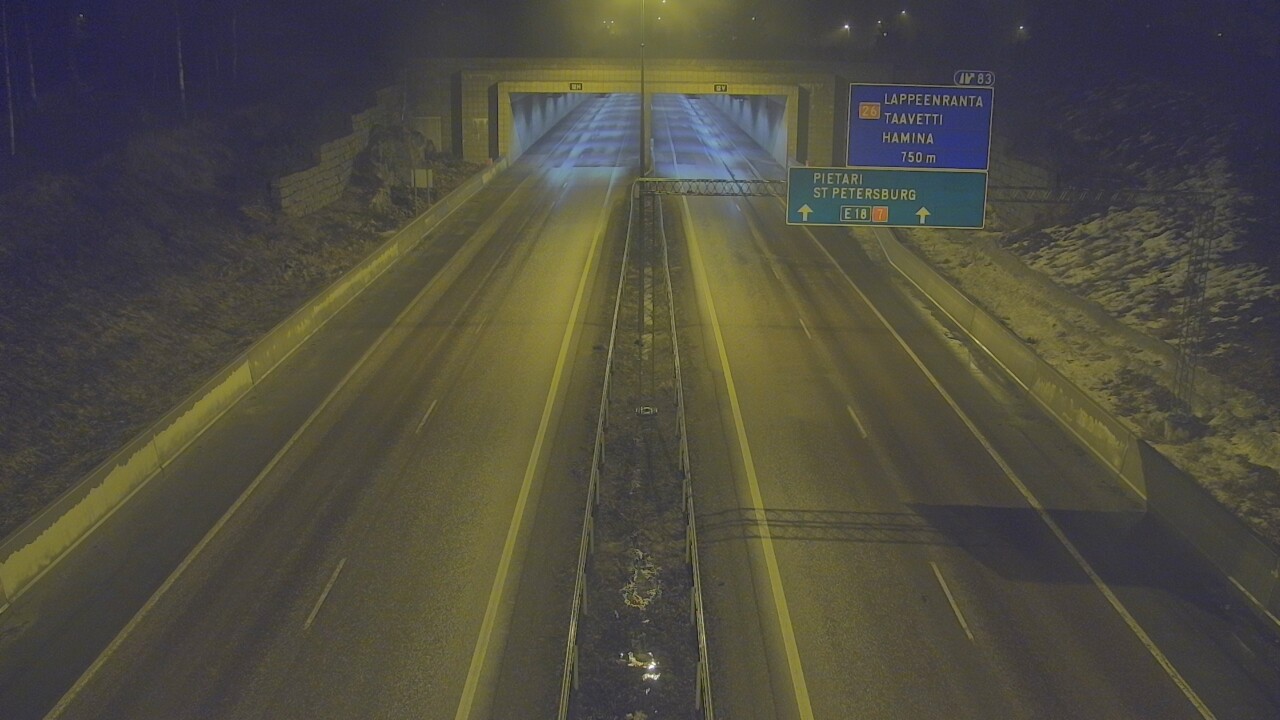 Kelikamerat Kuva Tie 7 Hamina, Husula, suuaukko länsi, Hamina, Kymenlaakso