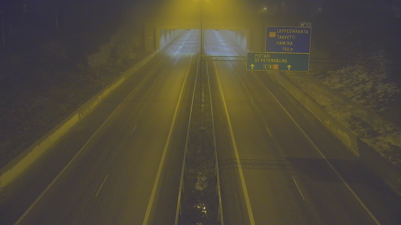 Kelikamerat Kuva Tie 7 Hamina, Husula, suuaukko länsi, Hamina, Kymenlaakso