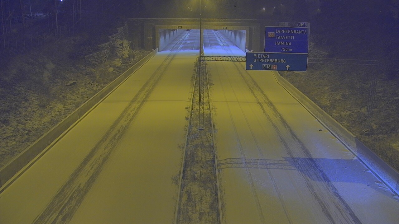 Kelikamerat Kuva Tie 7 Hamina, Husula, suuaukko länsi, Hamina, Kymenlaakso