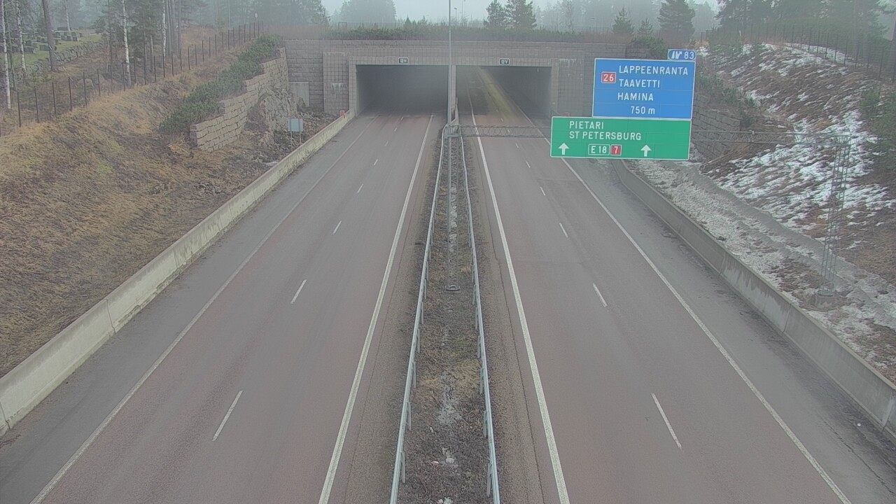 Kelikamerat Kuva Tie 7 Hamina, Husula, suuaukko länsi, Hamina, Kymenlaakso