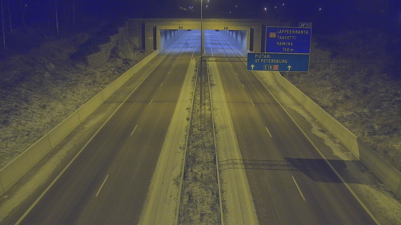 Kelikamerat Kuva Tie 7 Hamina, Husula, suuaukko länsi, Hamina, Kymenlaakso