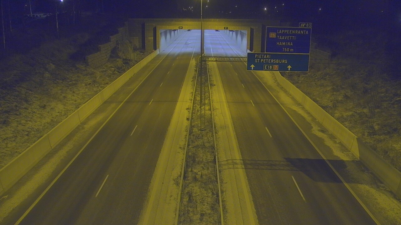 Kelikamerat Kuva Tie 7 Hamina, Husula, suuaukko länsi, Hamina, Kymenlaakso