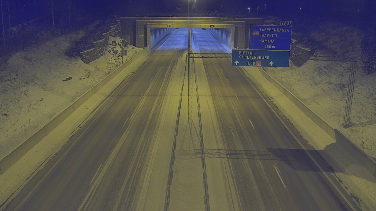 Kelikamerat Kuva Tie 7 Hamina, Husula, suuaukko länsi, Hamina, Kymenlaakso