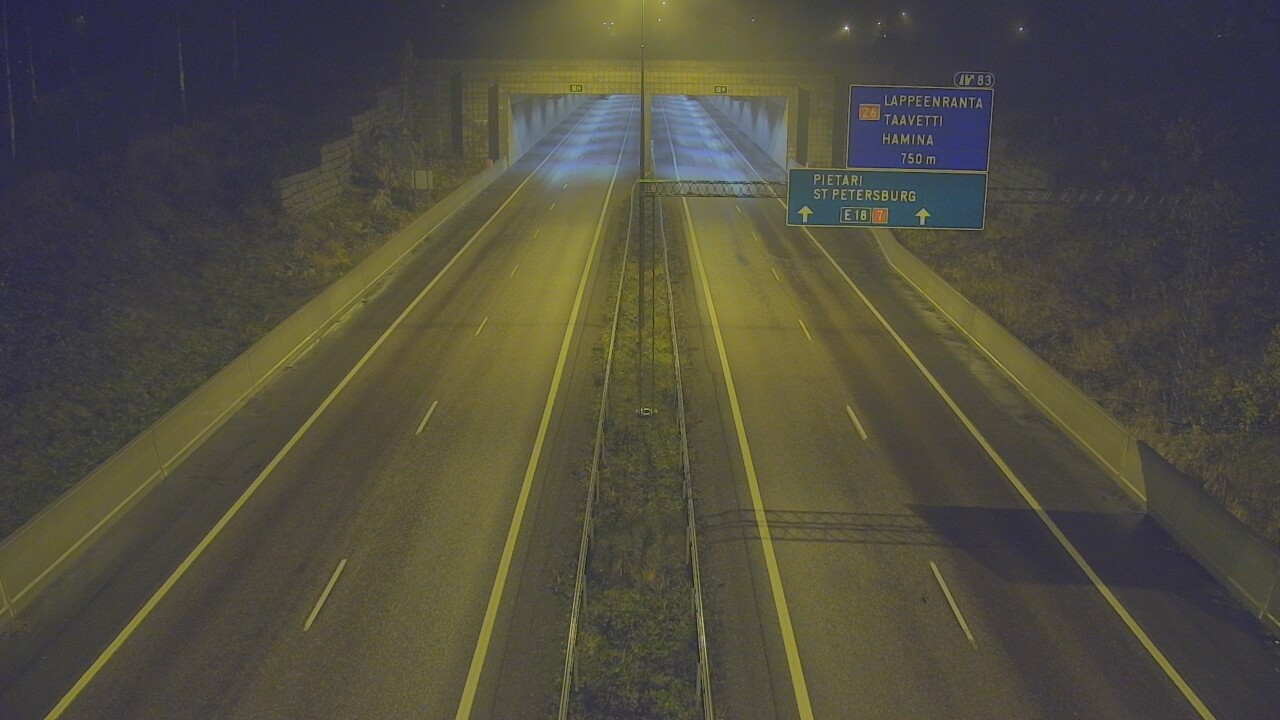 Kelikamerat Kuva Tie 7 Hamina, Husula, suuaukko länsi, Hamina, Kymenlaakso