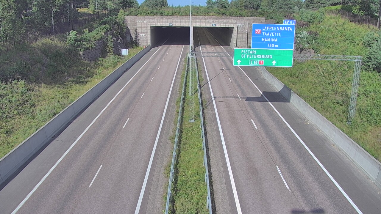 Kelikamerat Kuva Tie 7 Hamina, Husula, suuaukko länsi, Hamina, Kymenlaakso