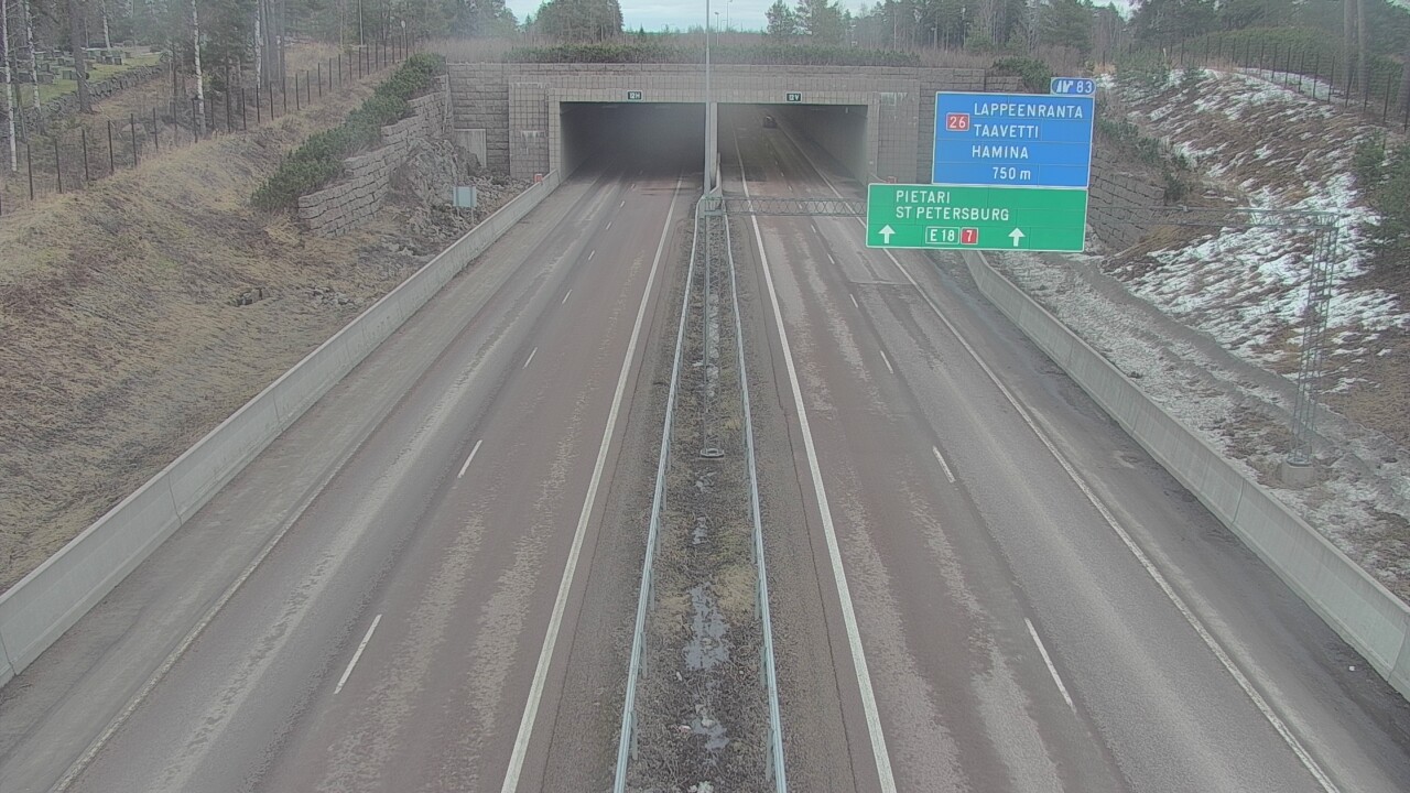 Kelikamerat Kuva Tie 7 Hamina, Husula, suuaukko länsi, Hamina, Kymenlaakso