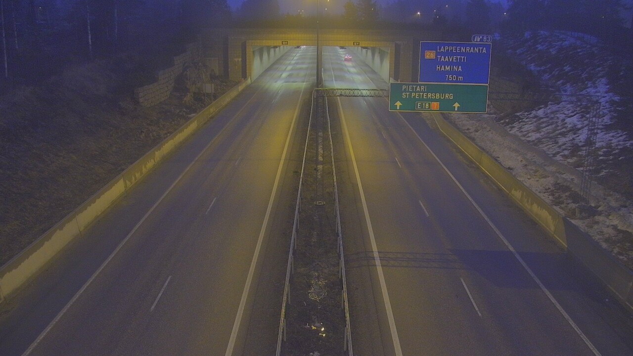 Kelikamerat Kuva Tie 7 Hamina, Husula, suuaukko länsi, Hamina, Kymenlaakso