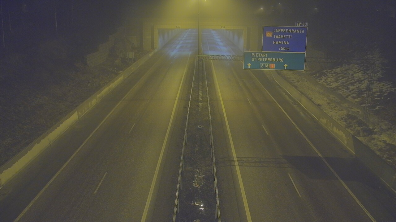 Kelikamerat Kuva Tie 7 Hamina, Husula, suuaukko länsi, Hamina, Kymenlaakso