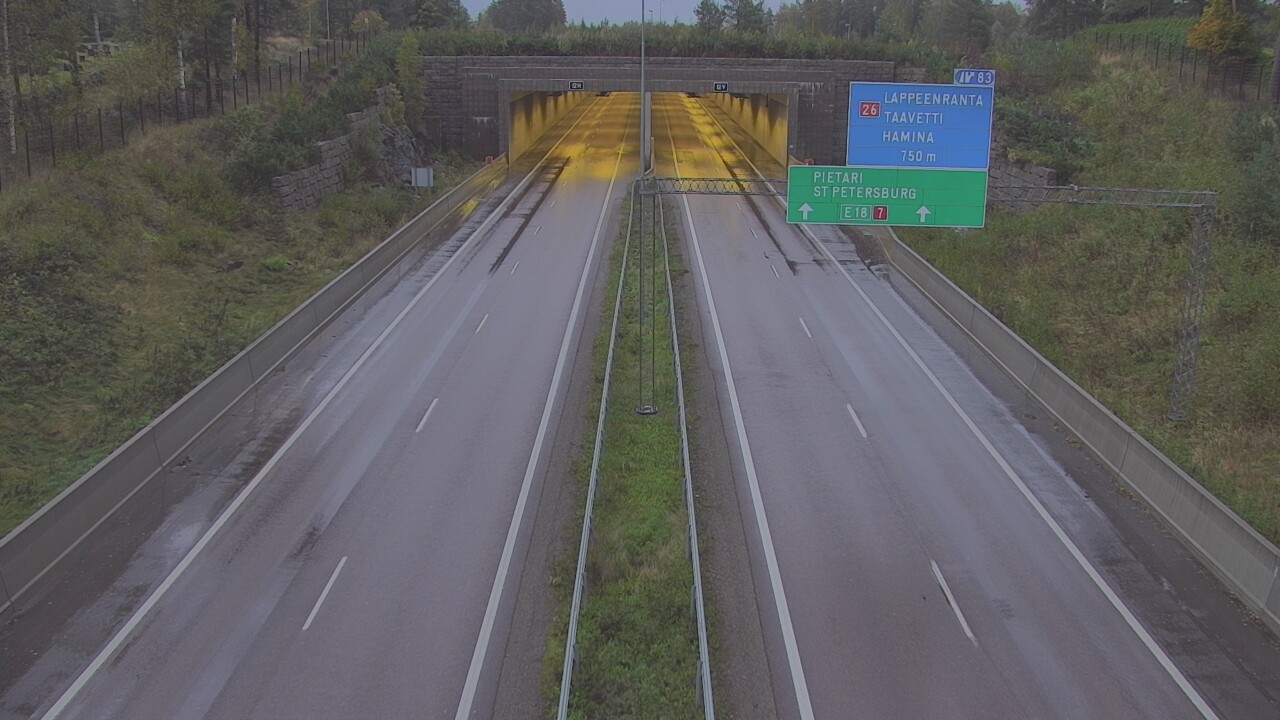 Kelikamerat Kuva Tie 7 Hamina, Husula, suuaukko länsi, Hamina, Kymenlaakso
