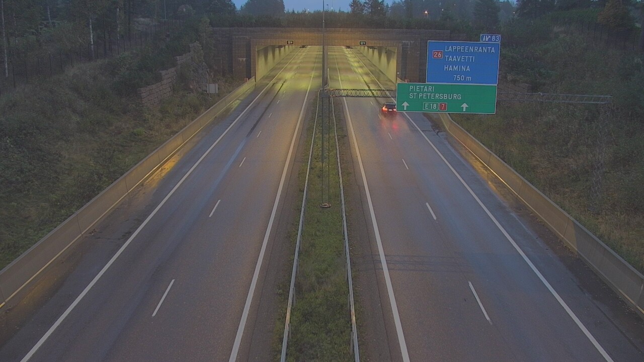 Kelikamerat Kuva Tie 7 Hamina, Husula, suuaukko länsi, Hamina, Kymenlaakso