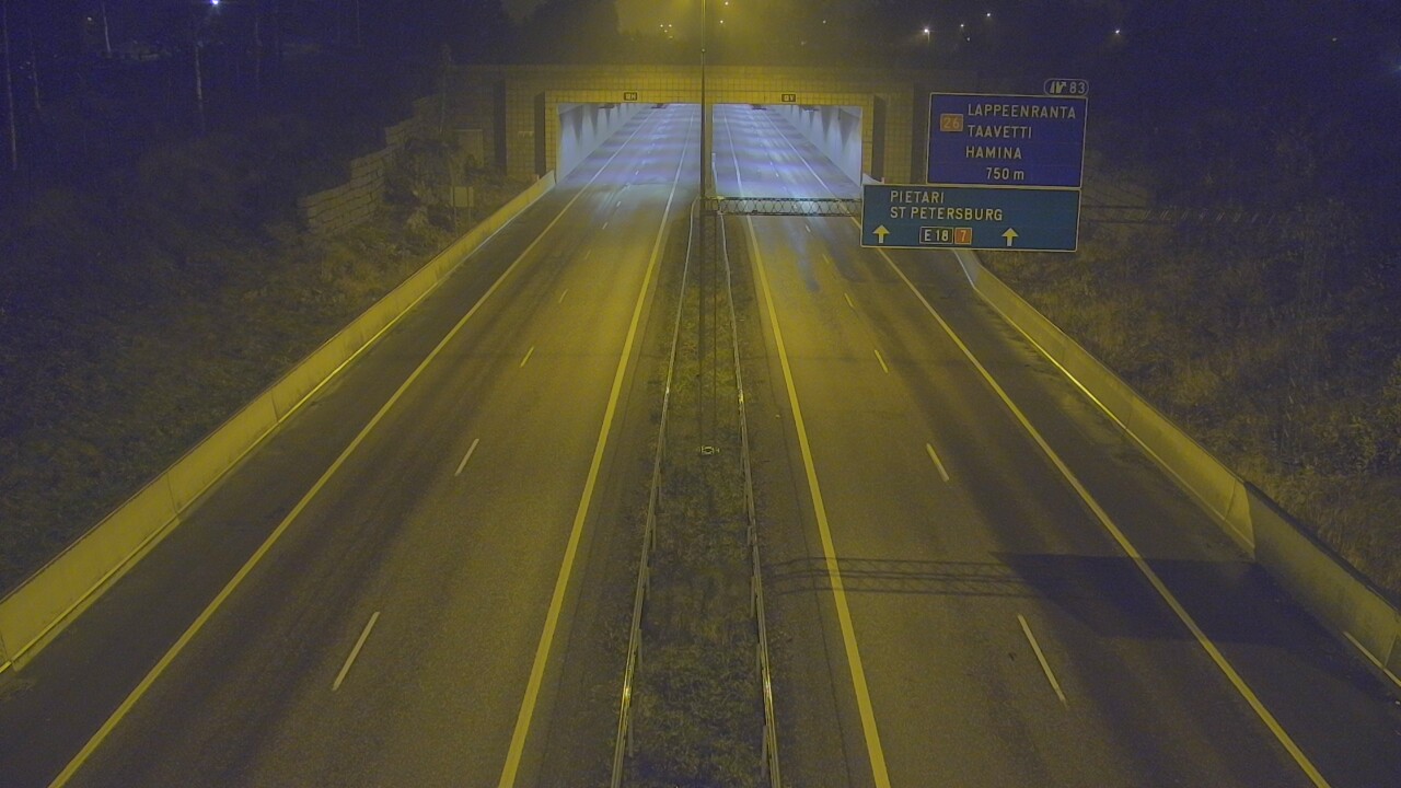 Kelikamerat Kuva Tie 7 Hamina, Husula, suuaukko länsi, Hamina, Kymenlaakso