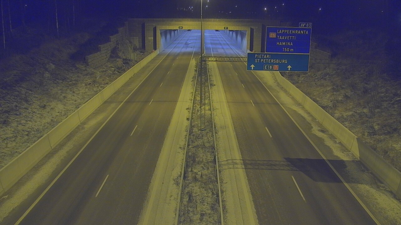 Kelikamerat Kuva Tie 7 Hamina, Husula, suuaukko länsi, Hamina, Kymenlaakso