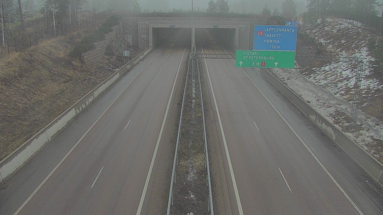 Kelikamerat Kuva Tie 7 Hamina, Husula, suuaukko länsi, Hamina, Kymenlaakso