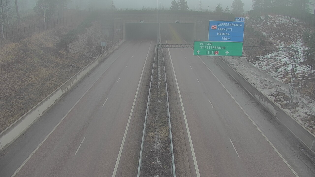 Kelikamerat Kuva Tie 7 Hamina, Husula, suuaukko länsi, Hamina, Kymenlaakso