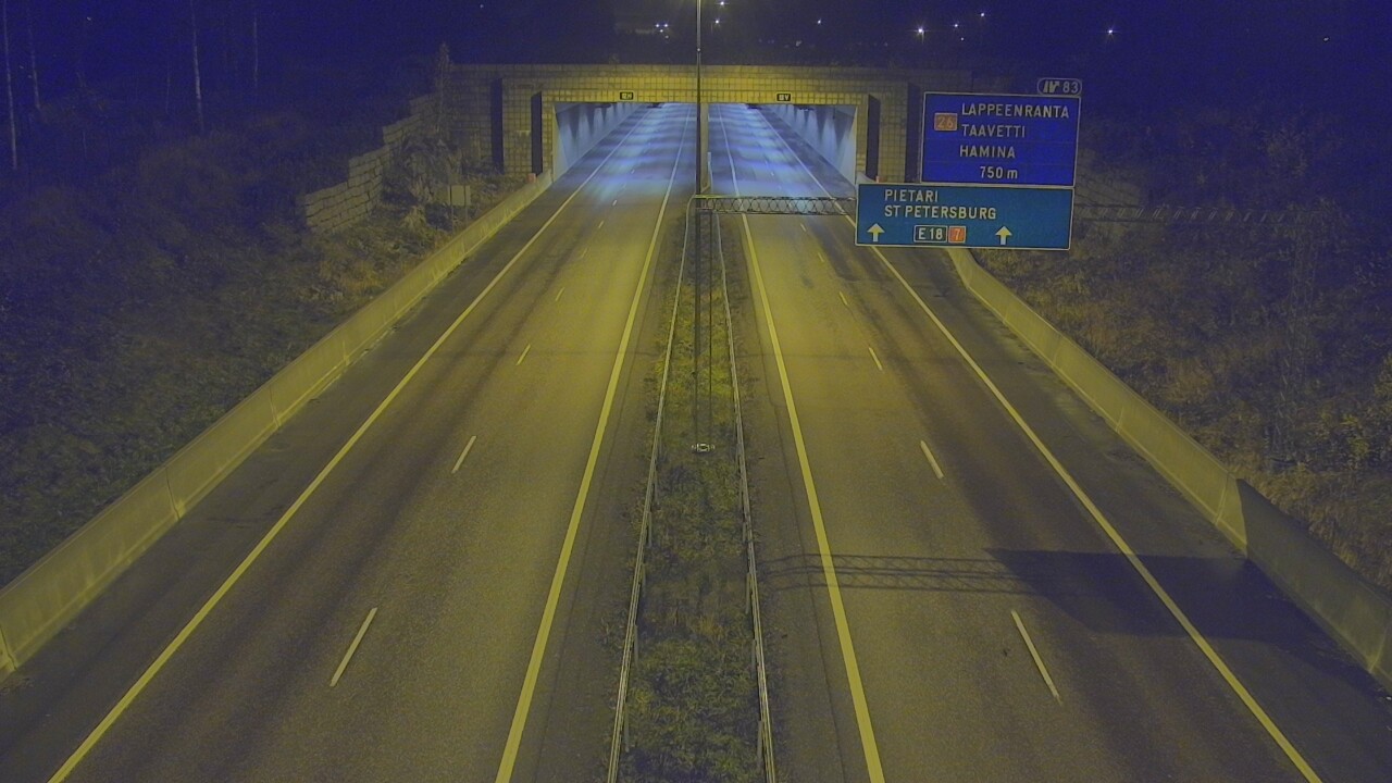 Kelikamerat Kuva Tie 7 Hamina, Husula, suuaukko länsi, Hamina, Kymenlaakso