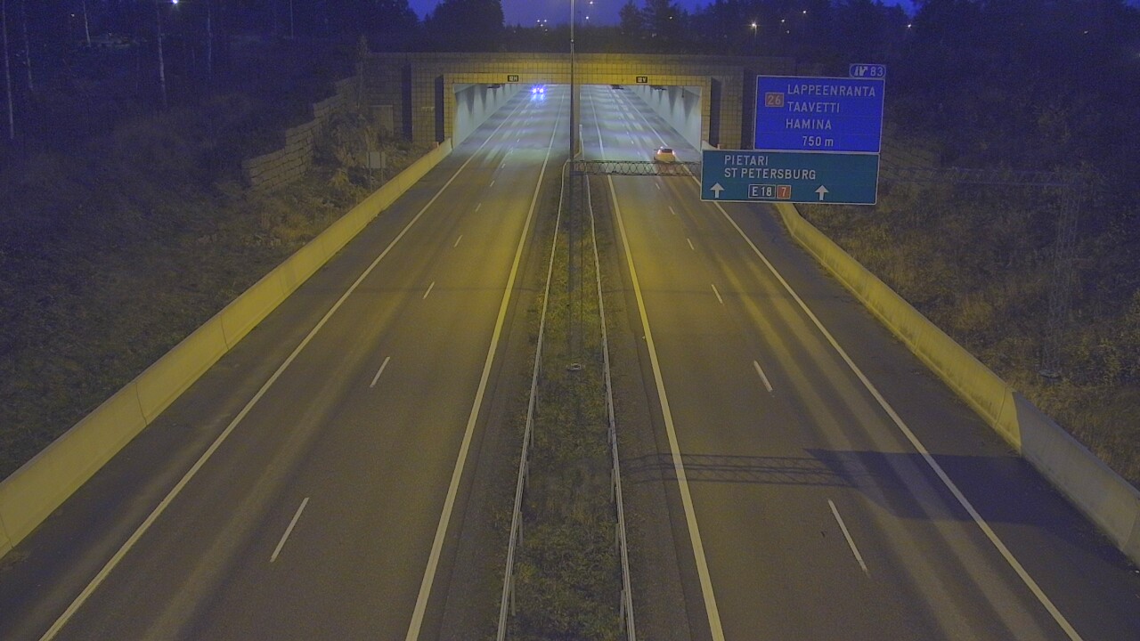 Kelikamerat Kuva Tie 7 Hamina, Husula, suuaukko länsi, Hamina, Kymenlaakso