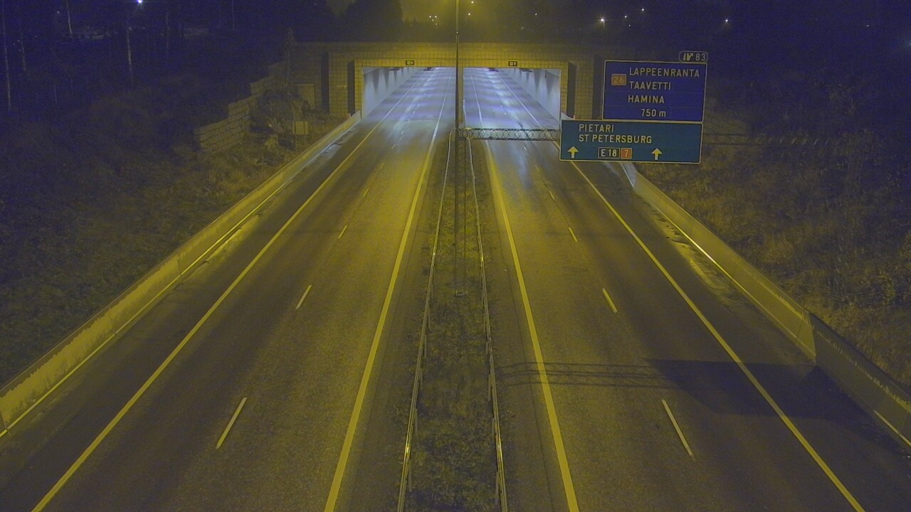 Kelikamerat Kuva Tie 7 Hamina, Husula, suuaukko länsi, Hamina, Kymenlaakso