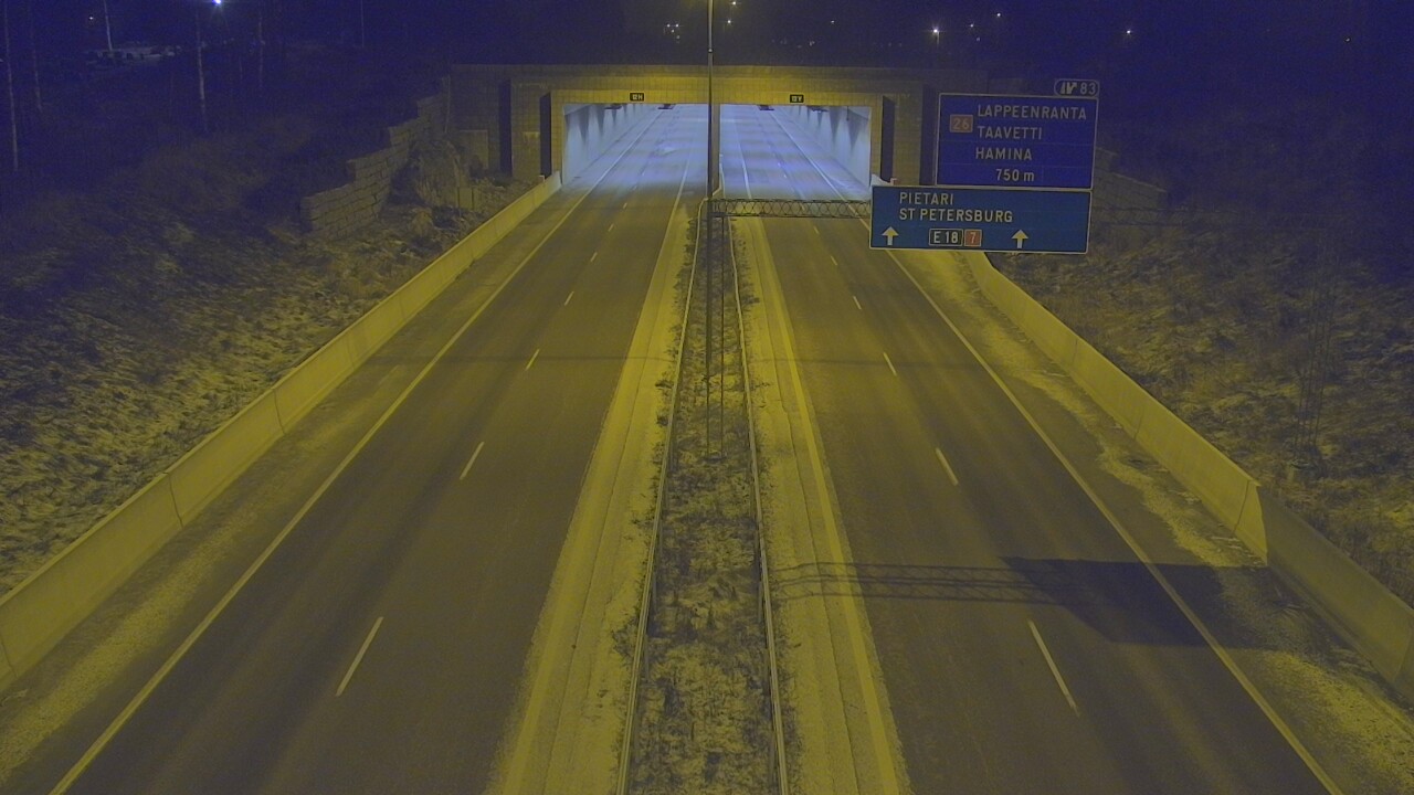 Kelikamerat Kuva Tie 7 Hamina, Husula, suuaukko länsi, Hamina, Kymenlaakso