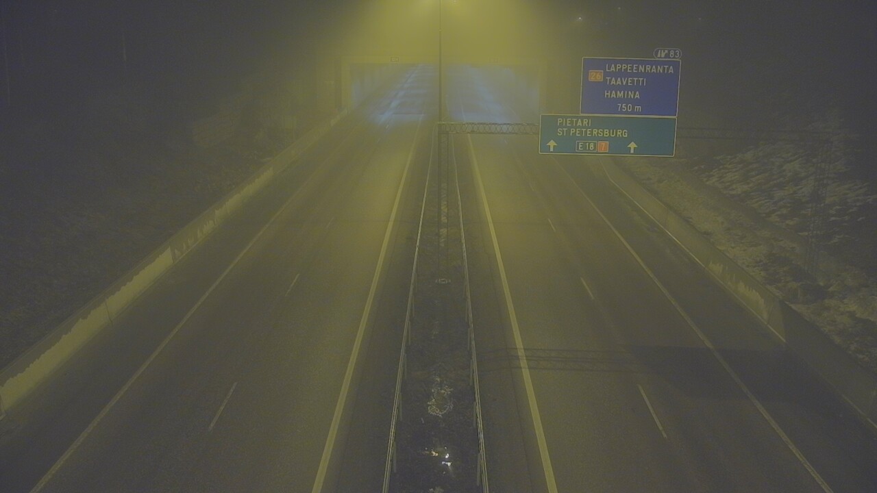 Kelikamerat Kuva Tie 7 Hamina, Husula, suuaukko länsi, Hamina, Kymenlaakso