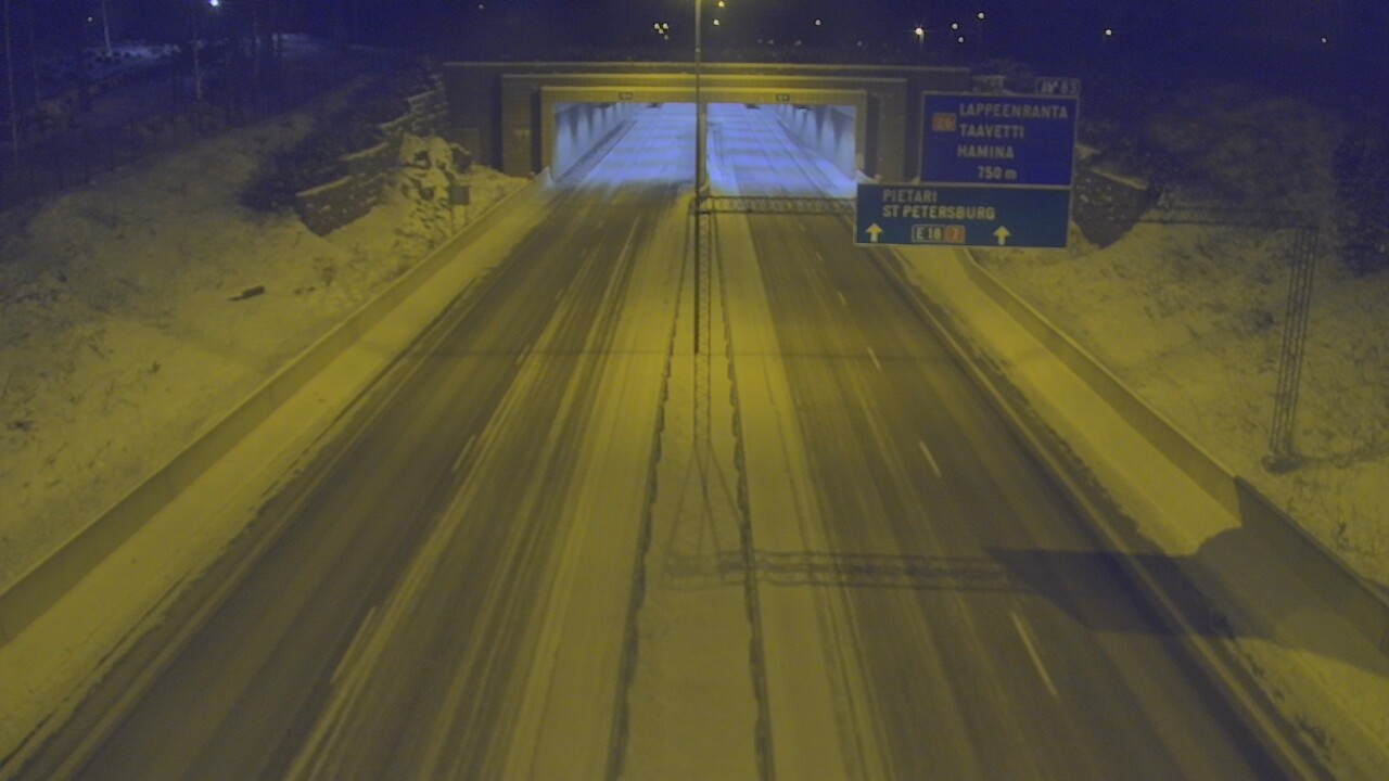 Kelikamerat Kuva Tie 7 Hamina, Husula, suuaukko länsi, Hamina, Kymenlaakso