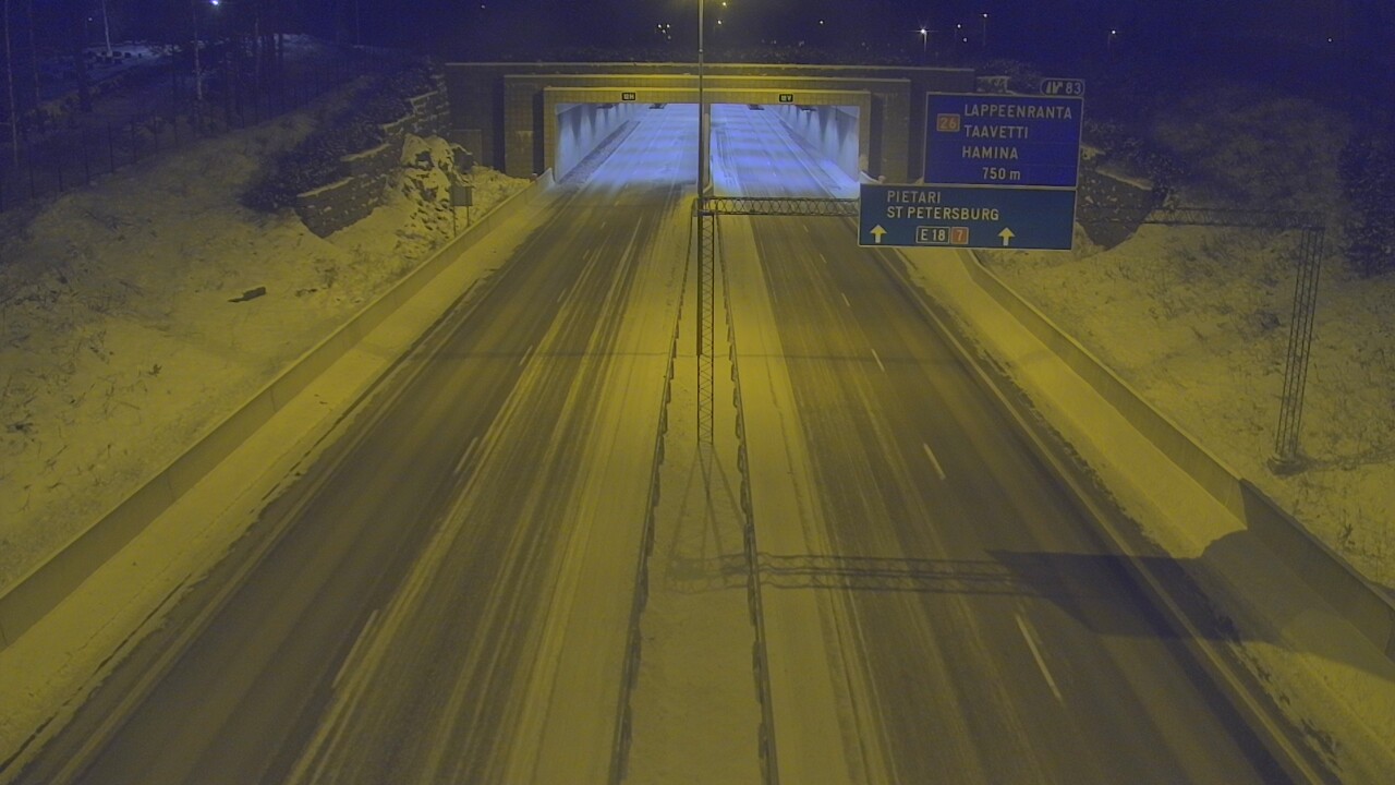 Kelikamerat Kuva Tie 7 Hamina, Husula, suuaukko länsi, Hamina, Kymenlaakso