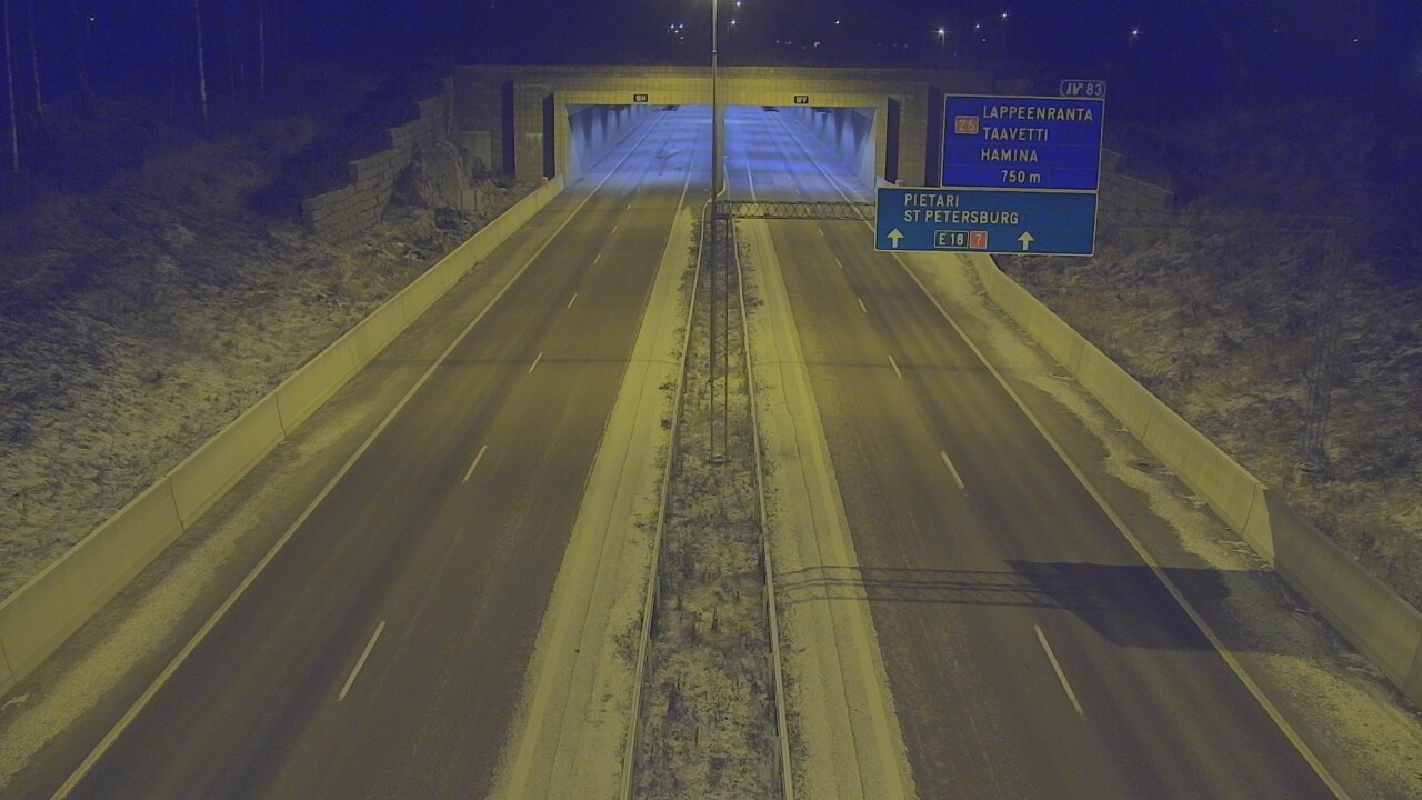 Kelikamerat Kuva Tie 7 Hamina, Husula, suuaukko länsi, Hamina, Kymenlaakso