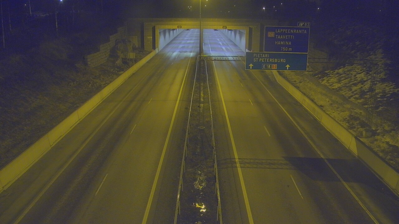 Kelikamerat Kuva Tie 7 Hamina, Husula, suuaukko länsi, Hamina, Kymenlaakso