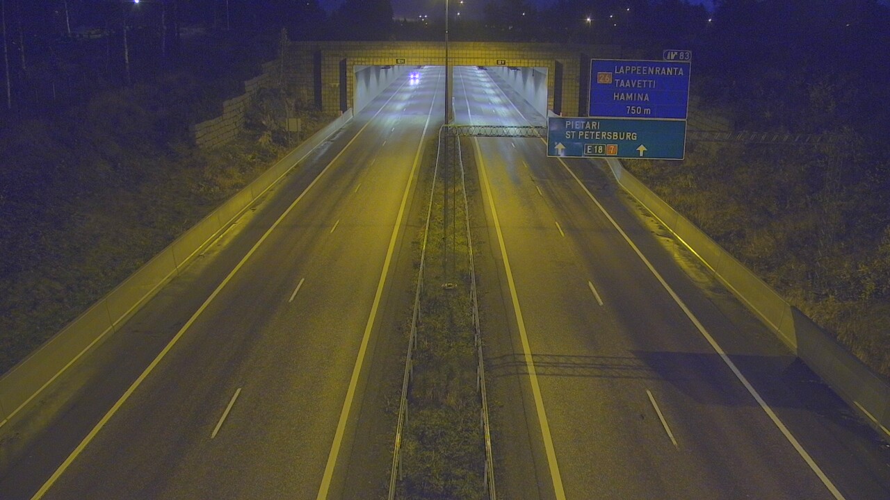 Kelikamerat Kuva Tie 7 Hamina, Husula, suuaukko länsi, Hamina, Kymenlaakso