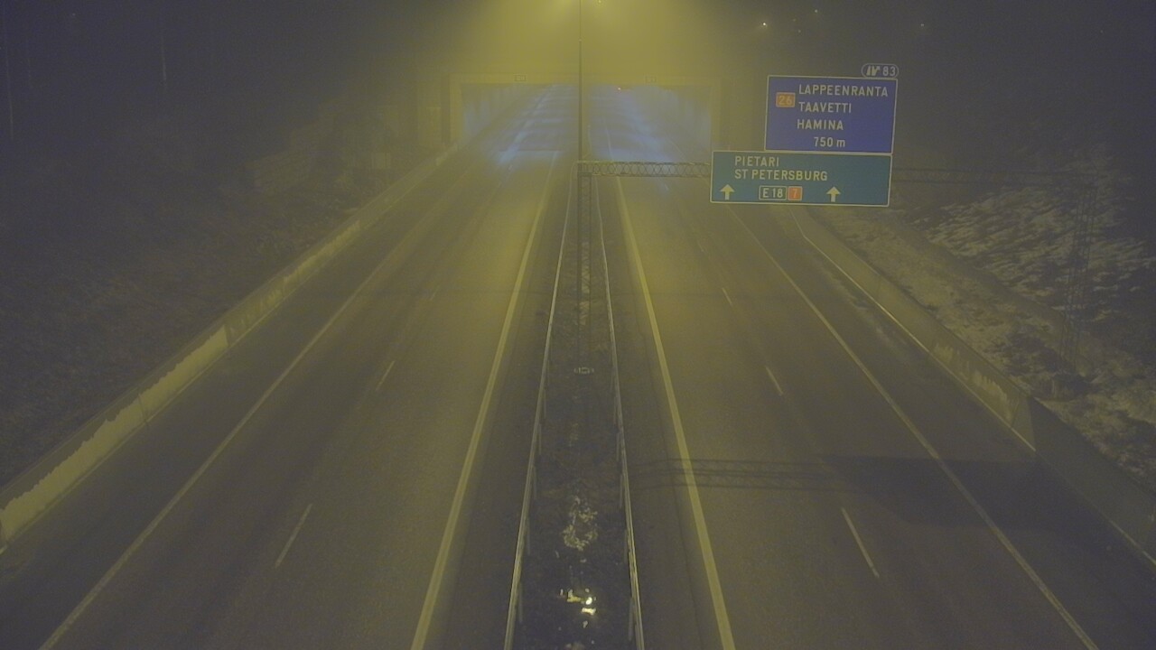 Kelikamerat Kuva Tie 7 Hamina, Husula, suuaukko länsi, Hamina, Kymenlaakso