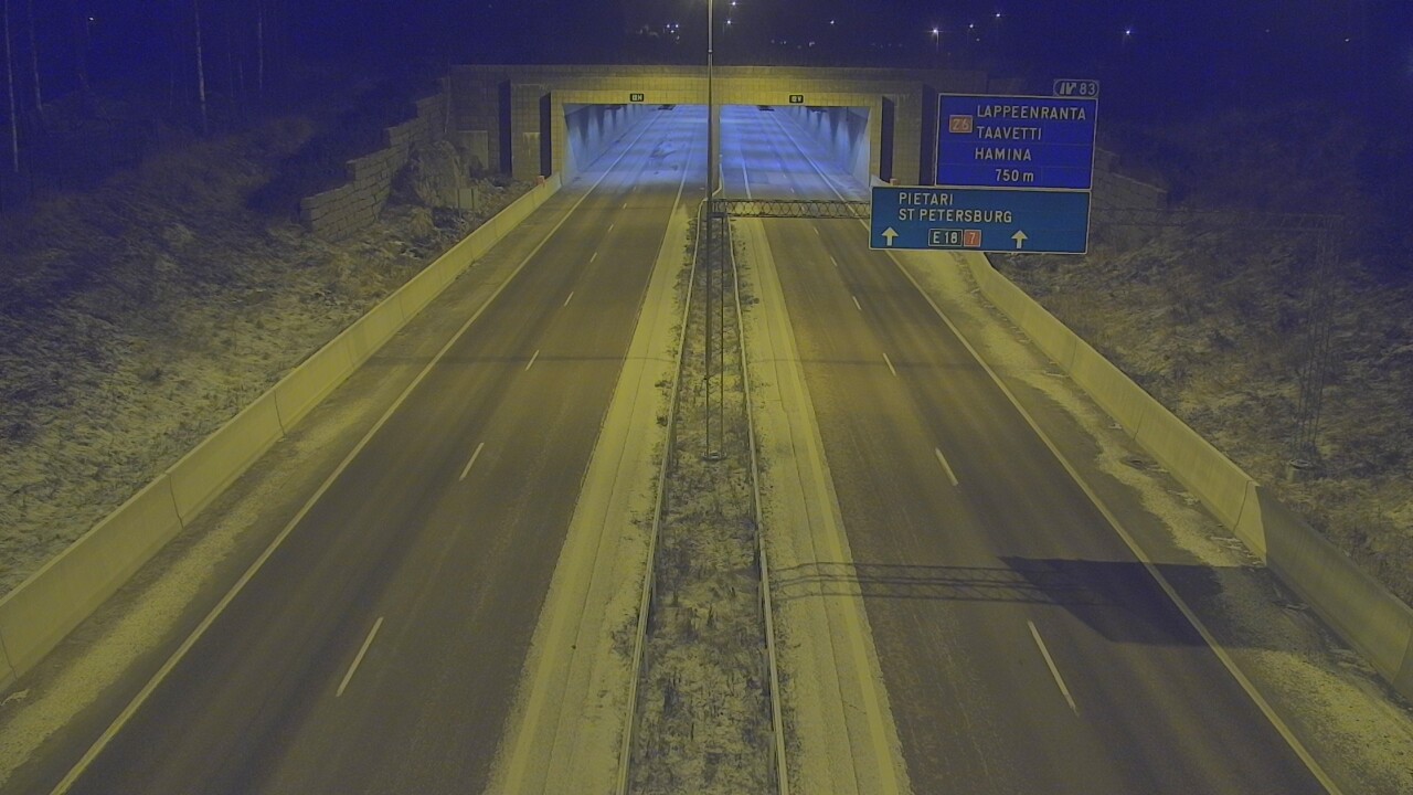 Kelikamerat Kuva Tie 7 Hamina, Husula, suuaukko länsi, Hamina, Kymenlaakso