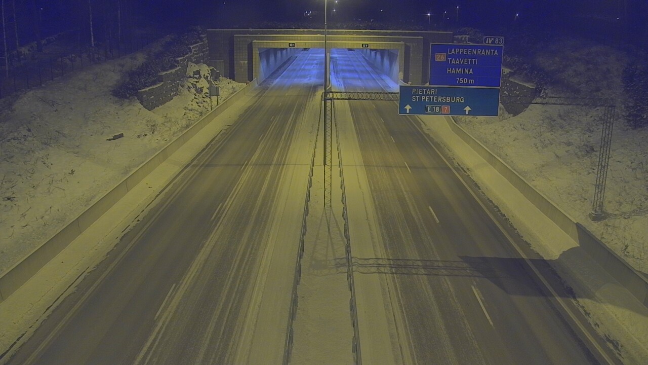 Kelikamerat Kuva Tie 7 Hamina, Husula, suuaukko länsi, Hamina, Kymenlaakso