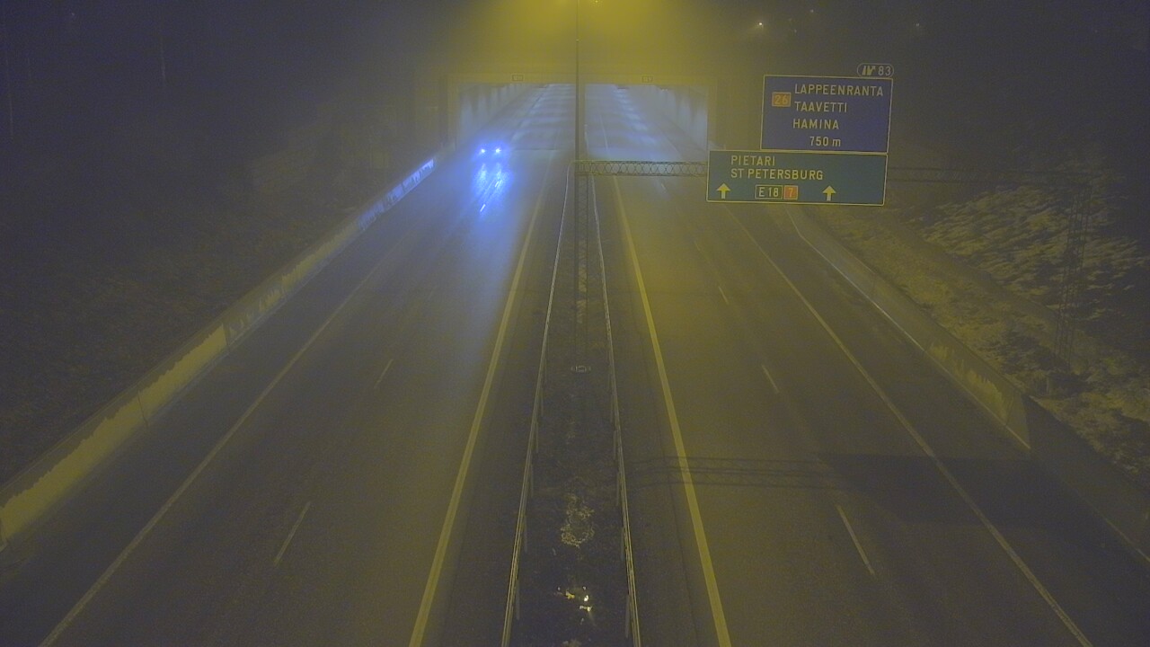 Kelikamerat Kuva Tie 7 Hamina, Husula, suuaukko länsi, Hamina, Kymenlaakso